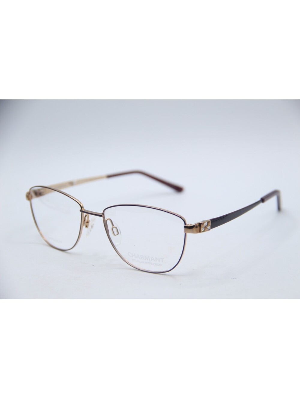 Charmant Ch 29220 Pu Purple Authentic Eyeglasses 52-17-135